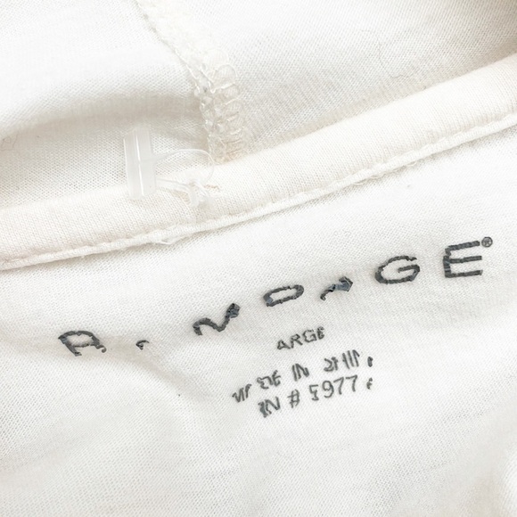 Rampage cream lightweight cropped hoodie - Picture 4 of 6
